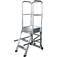 Arcama 1EP49060074 Escalera plataforma móvil industrial- 49 x 60 x 74 cm